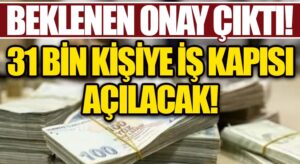 Beklenen Onay Umut Kapısı Olacak