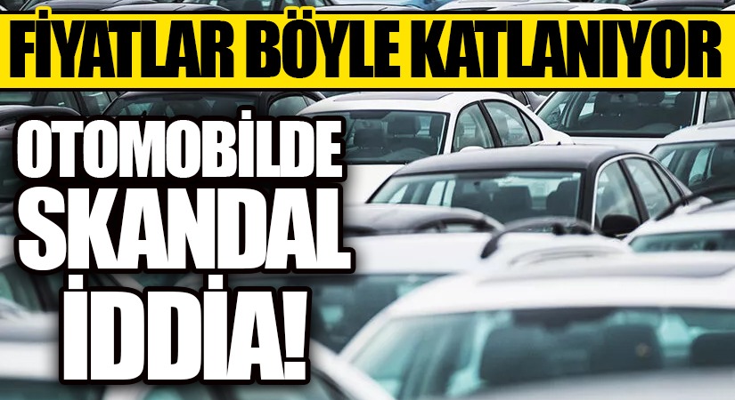 Otomobilde Skandal İddia