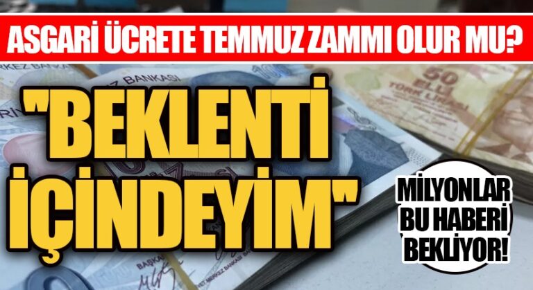 Asgari Ücrette Temmuz Zammı Olur Mu?