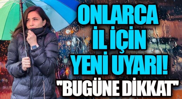 Meteorolijiden “Kuvvetli Yağış” Uyarısı!