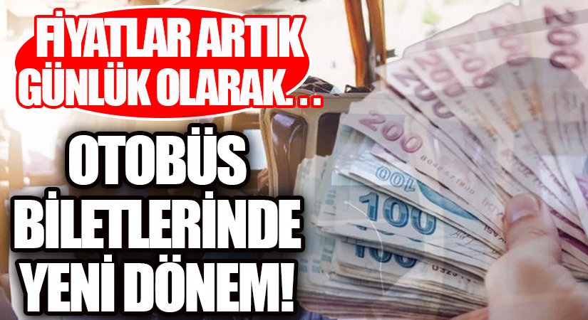 Otobüs Biletlerinde Yeni Dönem!