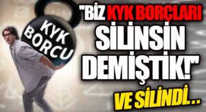Gençlerimizin Kredi ve Yurtlar Genel Müdürlüğü’ne Olan Borçlarının Silinmesi