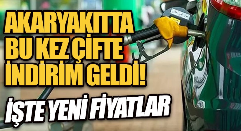 Akaryakıtta İndirim!