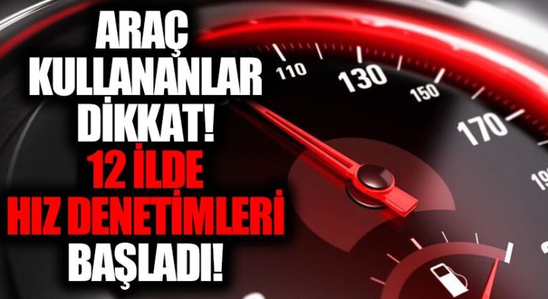 Araç Kullananlar Dikkat!