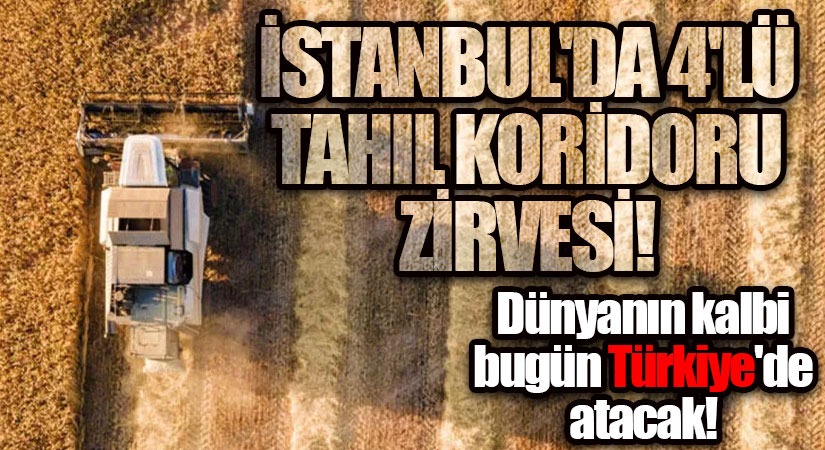 İstanbul’da 4’lü Tahıl Koridoru Zirvesi