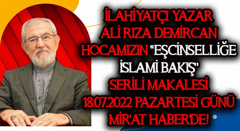 ‘Eşcinselliğe İslâmî Bakış’