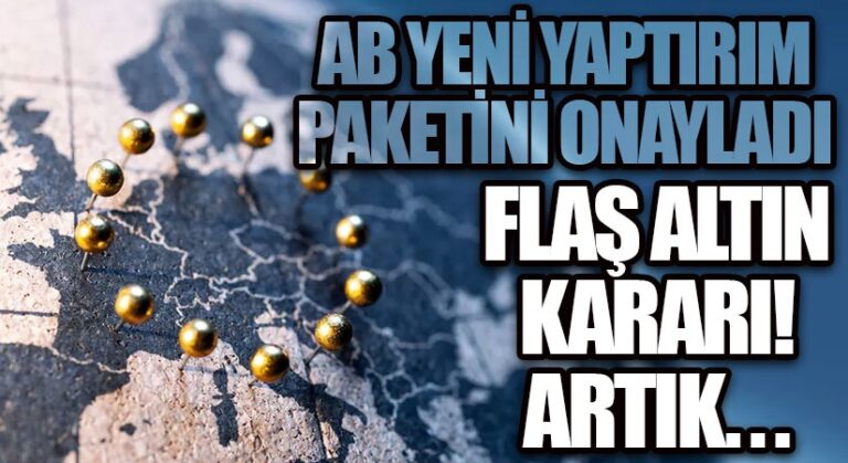 AB Yeni Yaptırım Paketini Onayladı