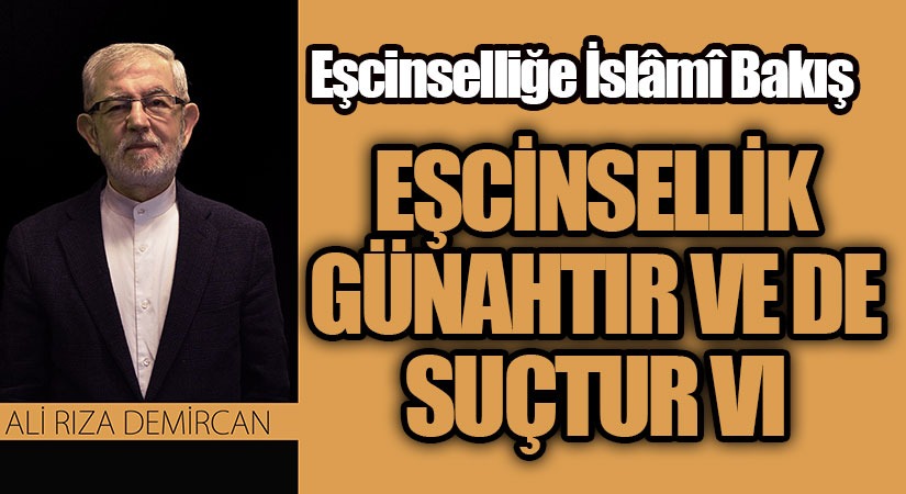 EŞCİNSELLİK GÜNAHTIR VE DE SUÇTUR