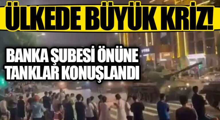 Ülkede Büyük Kriz!