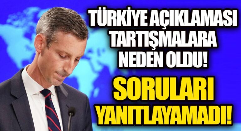 Ned Price Soruları Yanıtlayamadı