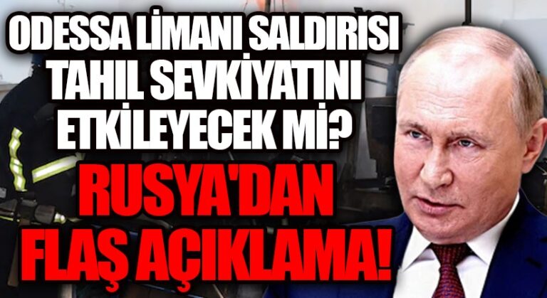 Rusya’dan Flaş Açıklama!
