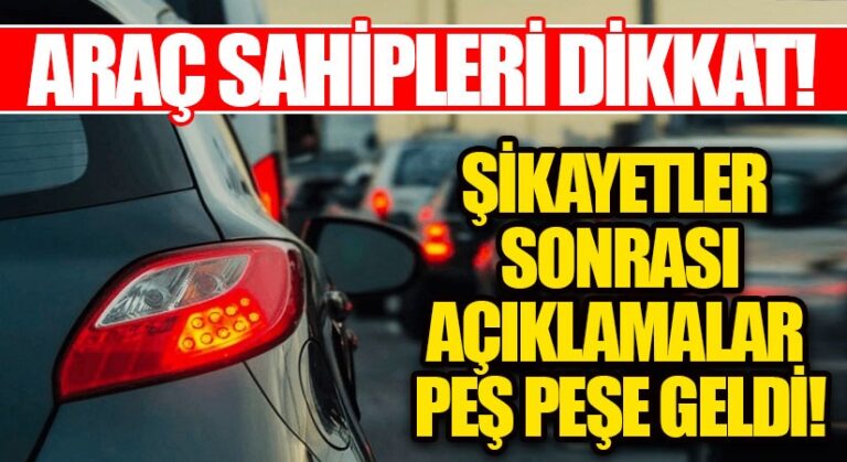 Araç Sahipleri Dikkat!