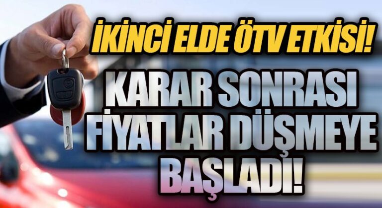 İkinci Elde ÖTV Etkisi!