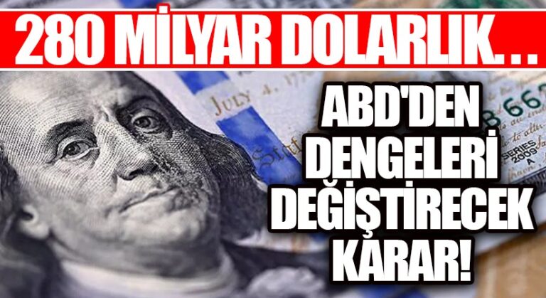 ABD’den Dengeleri Değiştirecek Karar!