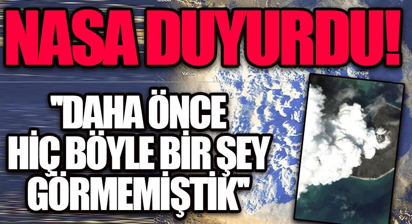 NASA’dan Yanardağ Patlamasıyla İlgili Açıklama