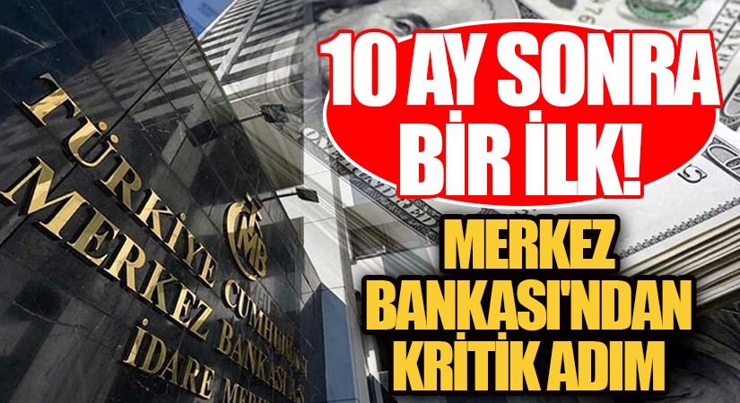 Merkez Bankasından Kritik Adım!