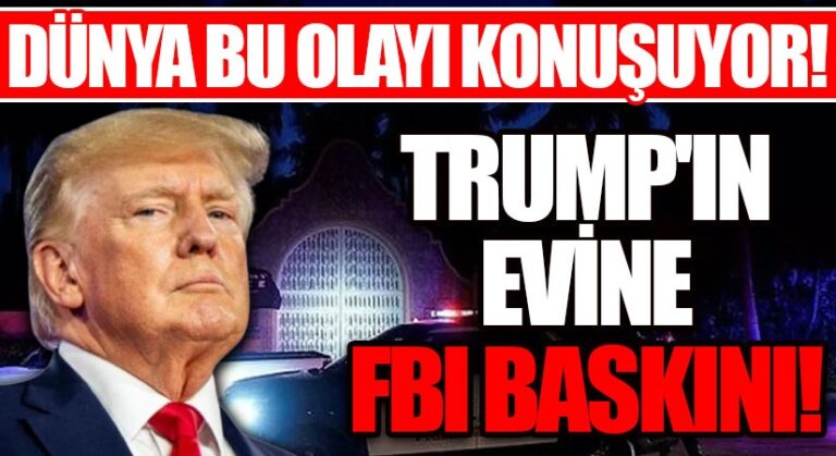 Trump’ın Florida’daki Evine FBI Tarafından Baskın Yapıldı