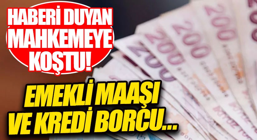 Emekli Maaşı Ve Kredi Borcu…