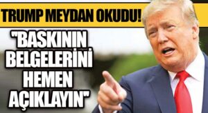 Trump Meydan Okudu!
