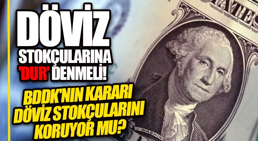 Döviz stokçularına kredi verilmezse Faiz dolar ve enflasyon düşer: BDDK kararı 250 milyar doları olan stokçuları koruyor