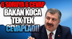 Bakan Koca Tek Tek Cevapladı!