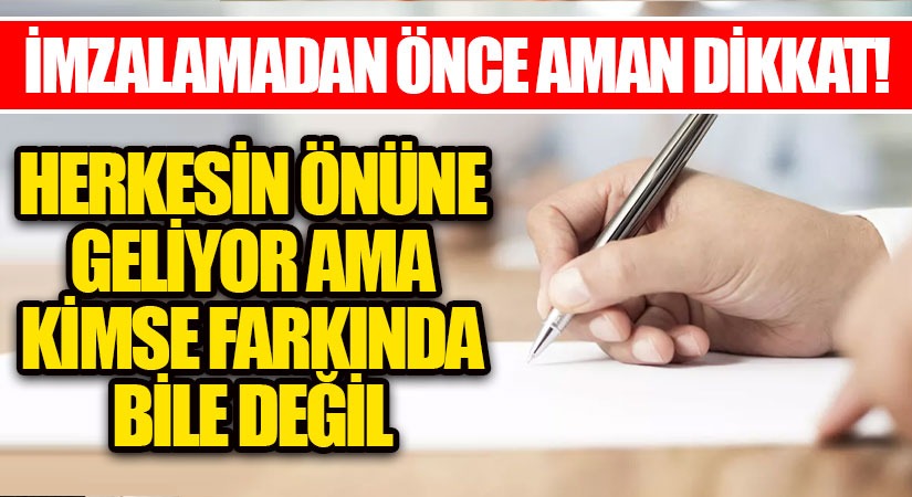 Uzmanlar İbranameler İçin Uyarıyor