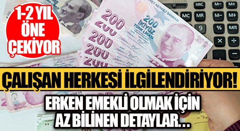 Erken Emekli Olmak İçin Az Bilinen Detaylar..