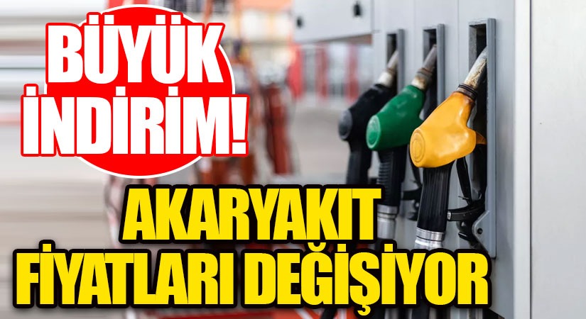 Akaryakıta Büyük İndirim Yolda!