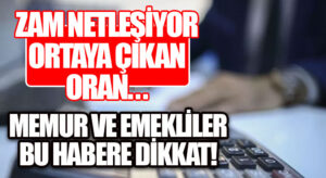 Memur ve Emekliye Enflasyon Farkı!