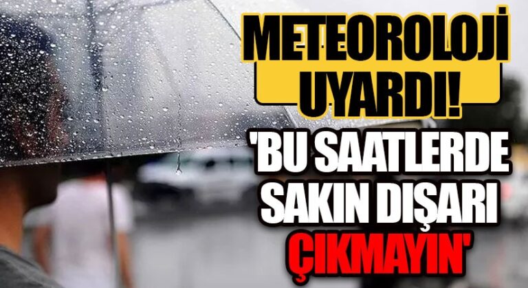 Bu Saatlere Dikkat!