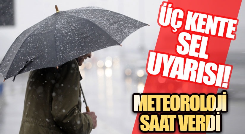 Meteoroloji’den Trakya’ya Sel Uyarısı