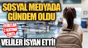 Veliler Artan Okul Fiyatlarına İsyan Etti!