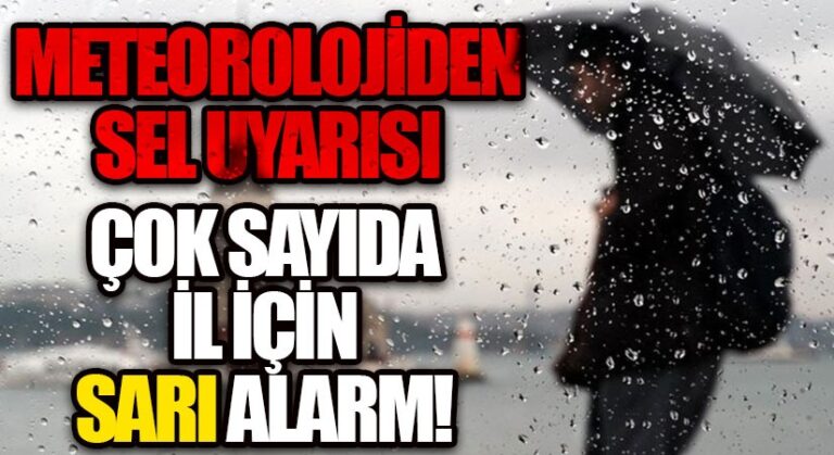 Meteoroloji’den 17 İlimiz İçin Sarı Kodlu Uyarı