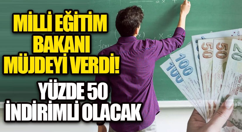 Milli Eğitim Bakanı Müjdeyi Verdi!
