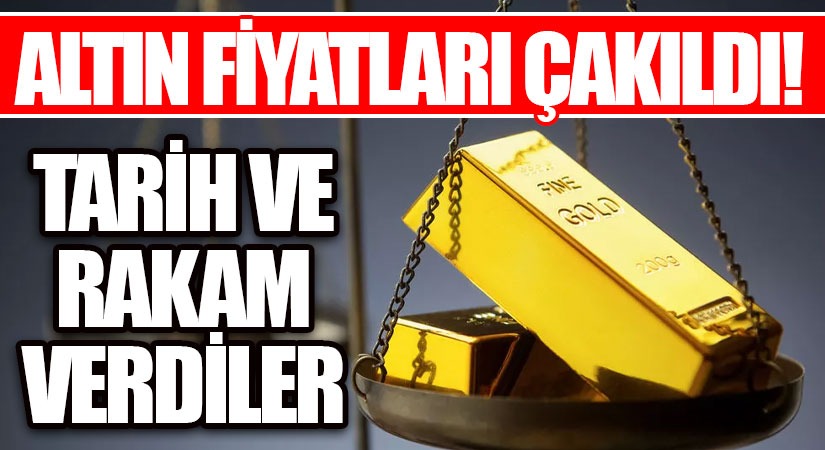 Altın Fiyatları Çaklıldı!