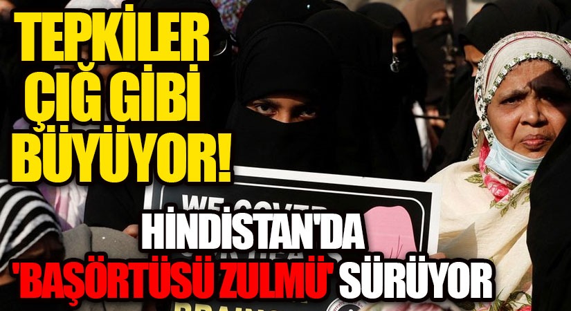 Hindistan’da Başörtüsü Zulmü Sürüyor!