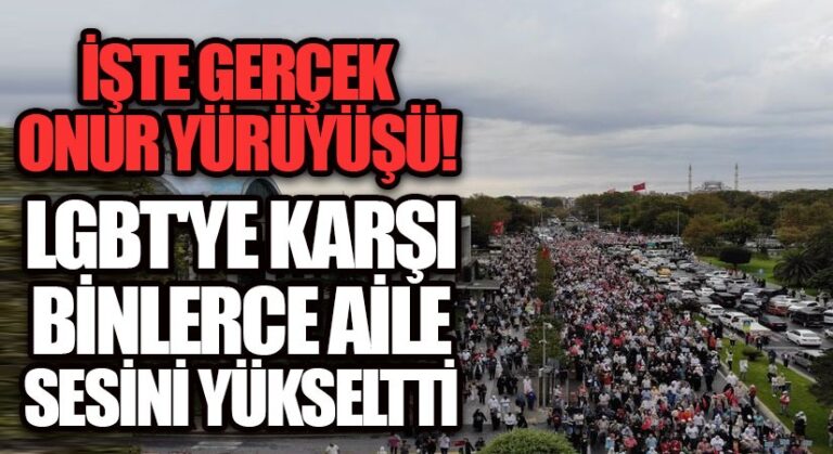 İşte Gerçek Onur Yürüyüşü!