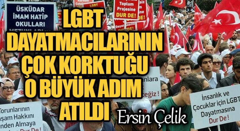 LGBT Dayatmacılarının Çok Korktuğu O Büyük Adım Atıldı
