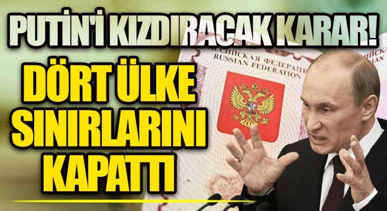 Dört Ülke Sınırlarını Kapattı
