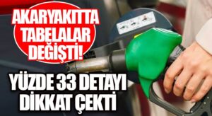 Akaryakıtta Tabelalar Değişti!