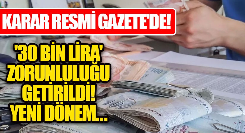 Karar Resmi Gazetede Yayımlandı!