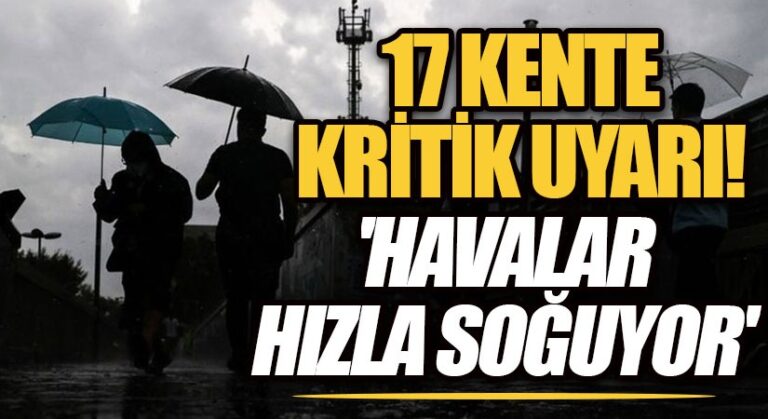 Havalar Hızla Soğumaya Başladı!