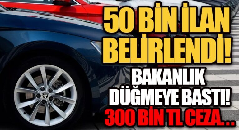 Bakanlık Düğmeye Bastı! Devir Hilesiyle Hazırlanan 50 Bin İlan Belirledi