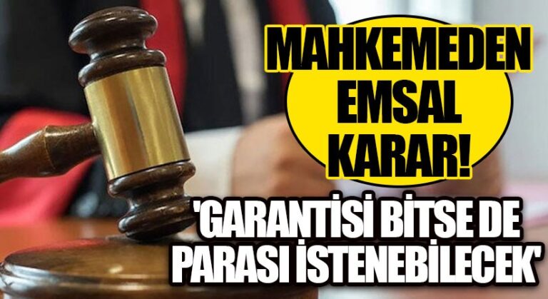 Mahkemeden Emsal Karar!