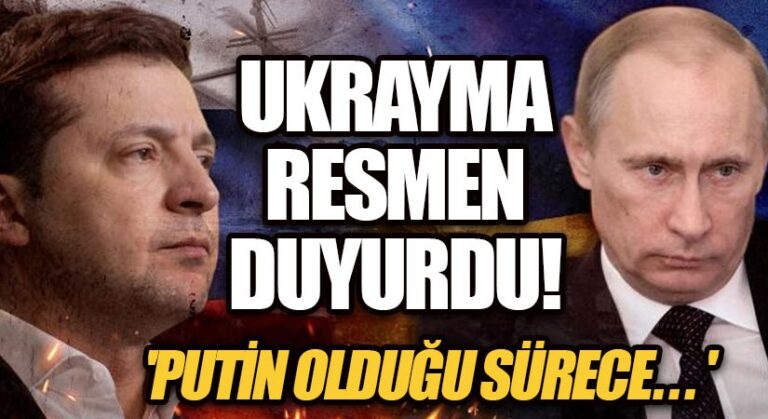 Ukrayna Resmen Duyurdu!
