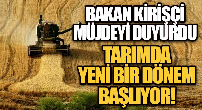 Tarımda Yeni Bir Dönem Başlıyor