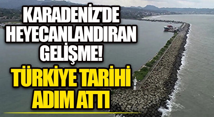 Ünye Limanı’nda Heyecanlandıran Gelişme