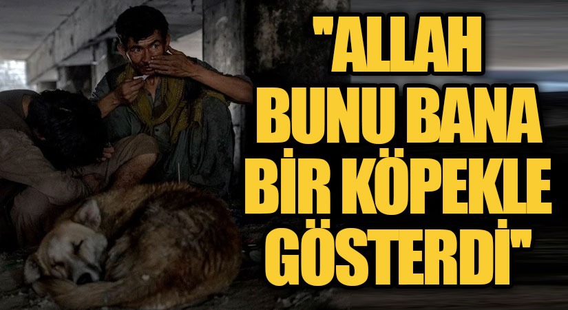 ”ALLAH BUNU BANA BİR KÖPEKLE GÖSTERDİ”