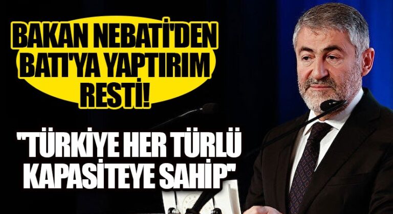 Bakan Nebati’den Batı’ya Yaptırım Resti!