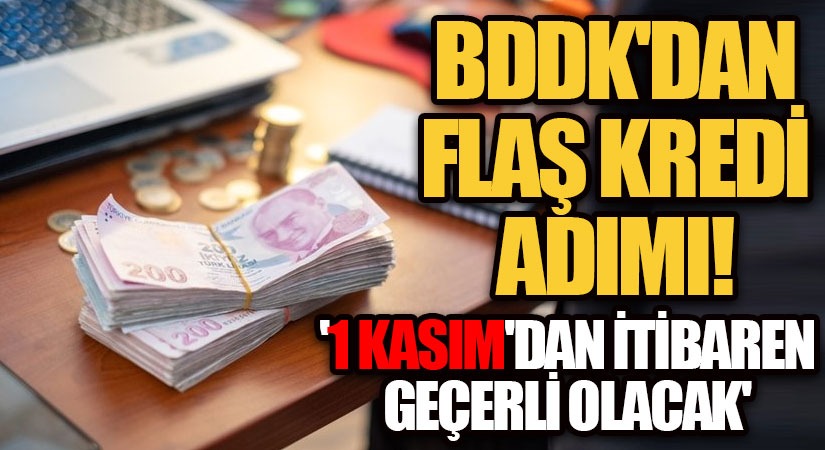 BDDK’dan Flaş Kredi Adımı!